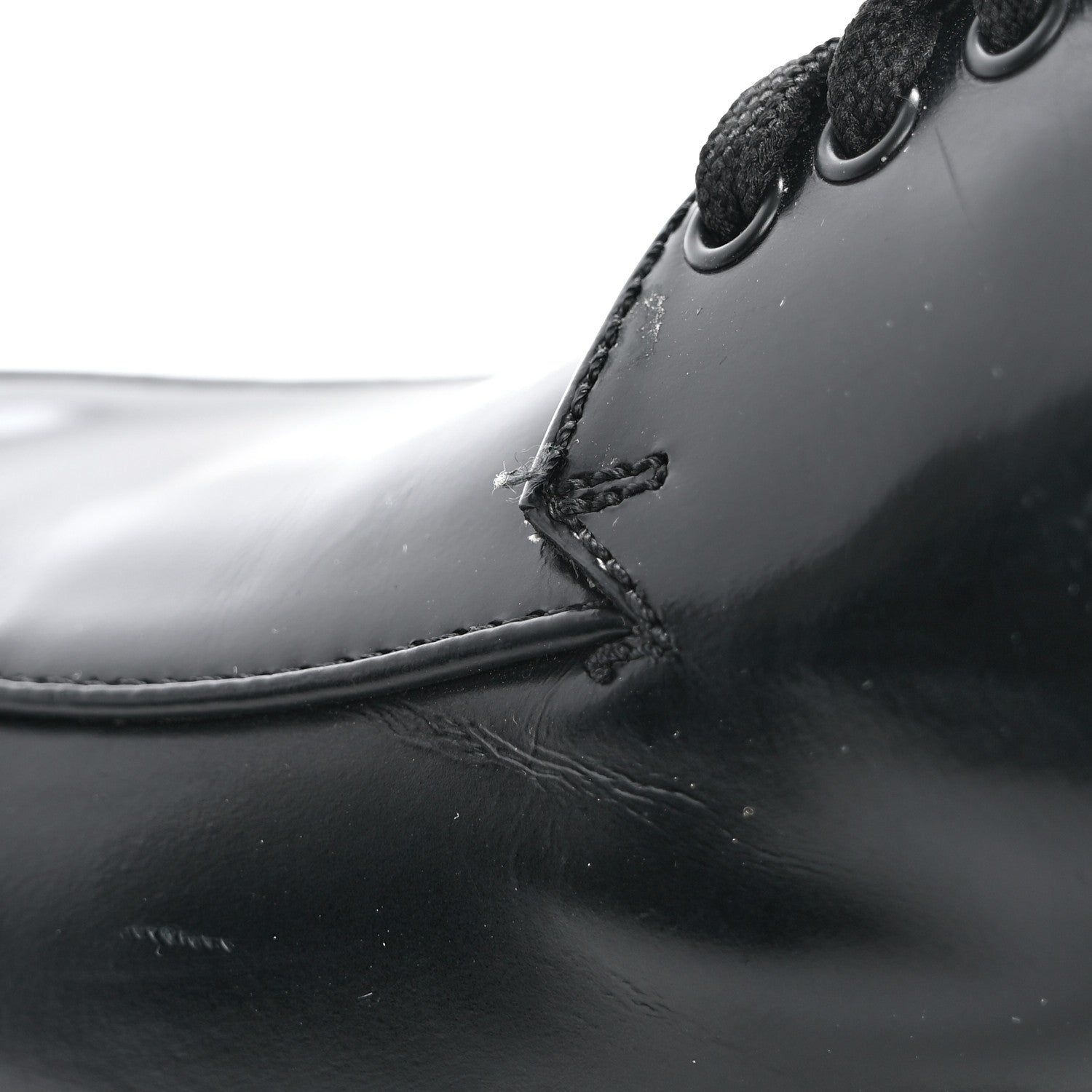 Prada Spazzolato Rois Monolith 55mm Derby Loafers 37.5 Black 12 of 13