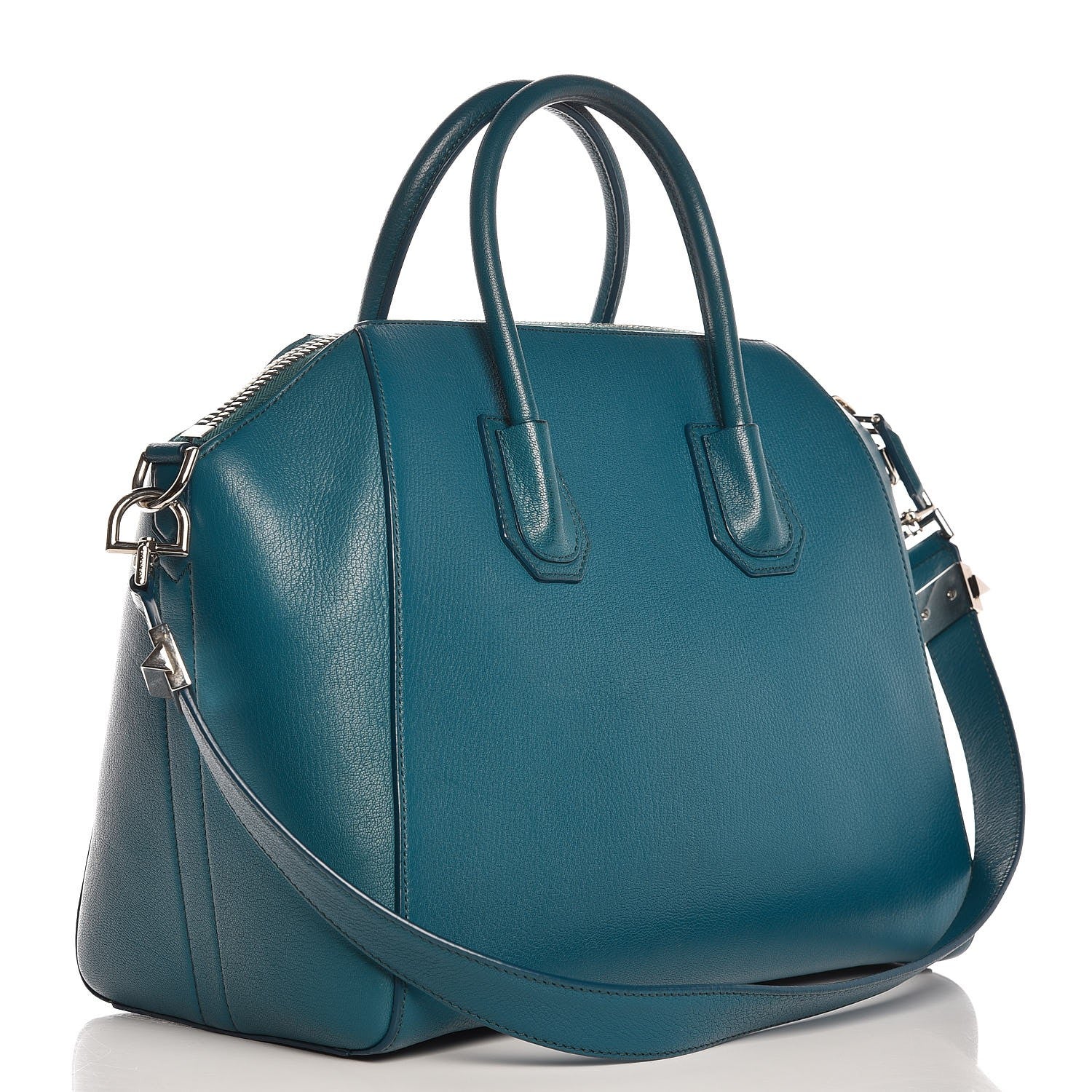 Givenchy Sugar Goatskin Medium Antigona Petrol Blue 4 of 18