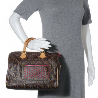 Louis Vuitton Monogram Perforated Speedy 30 Fuchsia 2 of 7