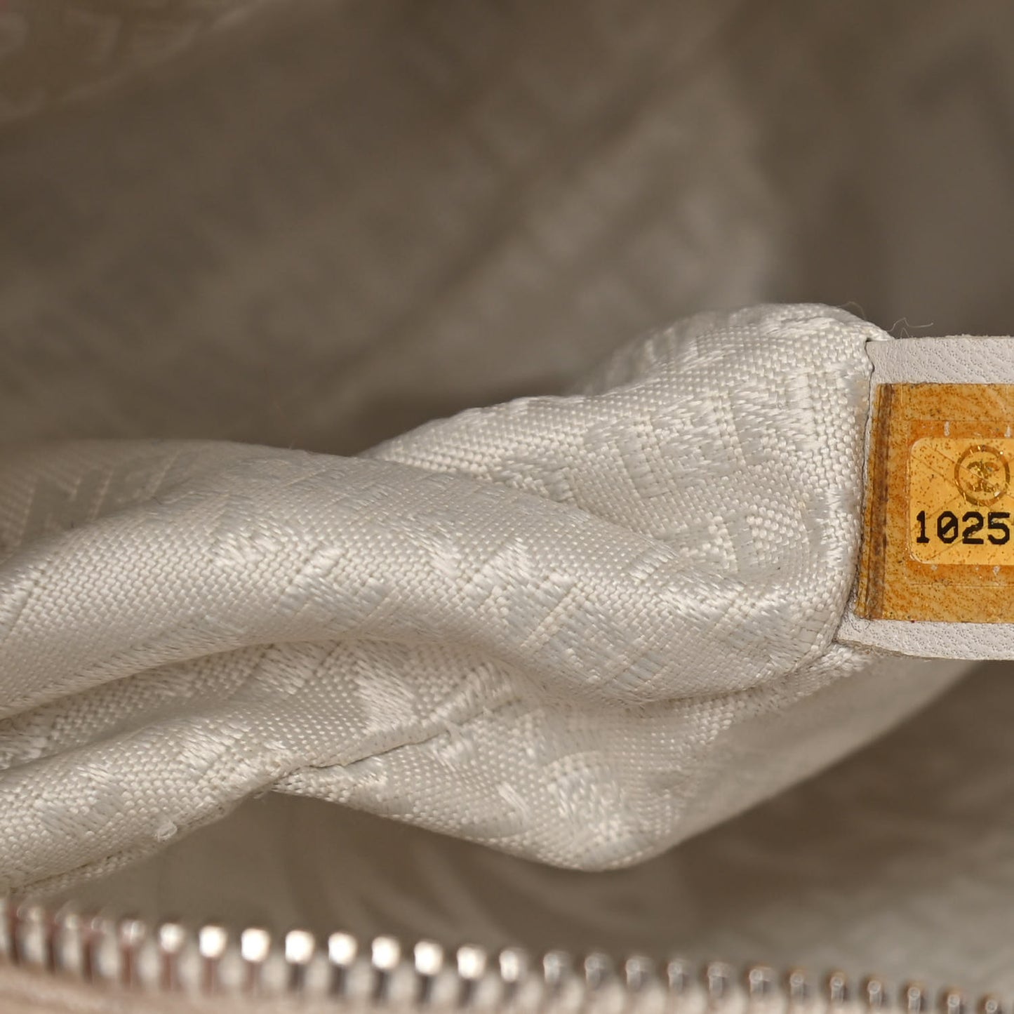 Lambskin Quilted Bowler Flap Shoulder Bag White