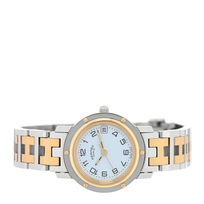 Hermes Stainless Steel 24mm Clipper Quartz Watch Gold 2 of 4