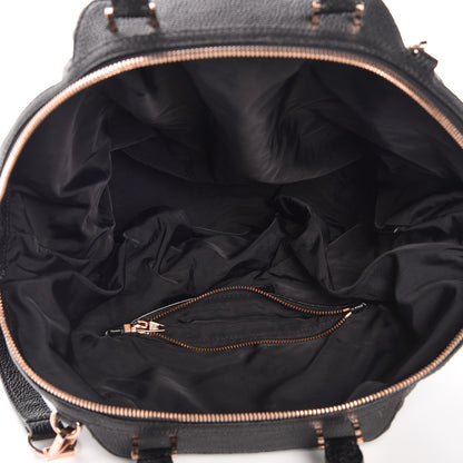 Alexander Wang Pebbled Calfskin Large Emile Black Rose Gold Hardware 5 of 15