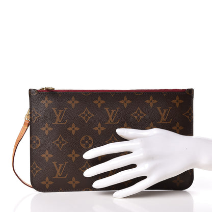 Louis Vuitton Monogram Neverfull MM GM Pochette Pivoine 2 of 7