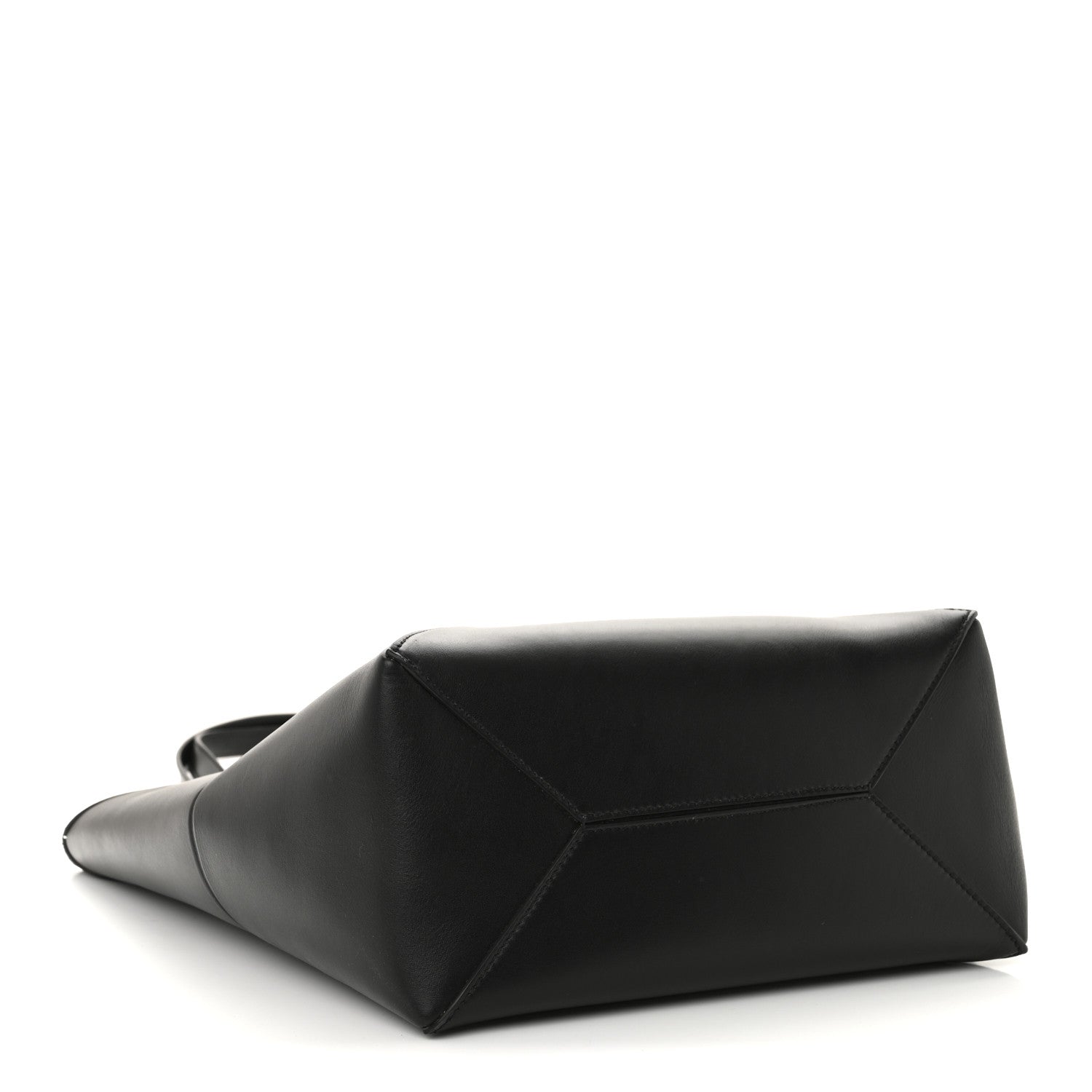 Loewe Shiny Calfskin Medium Puzzle Fold Tote Black 4 of 9