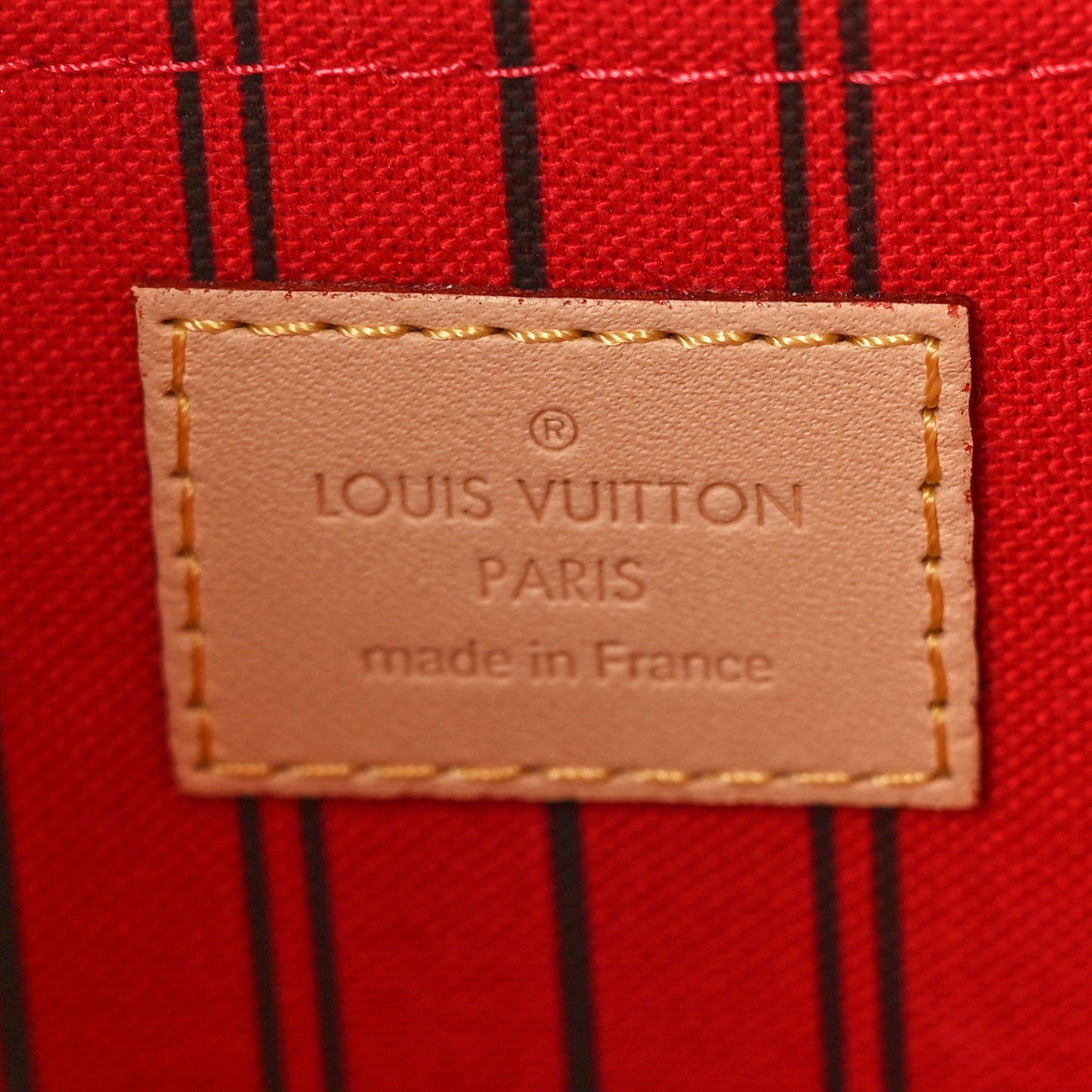Monogram Neverfull MM GM Pochette Cherry