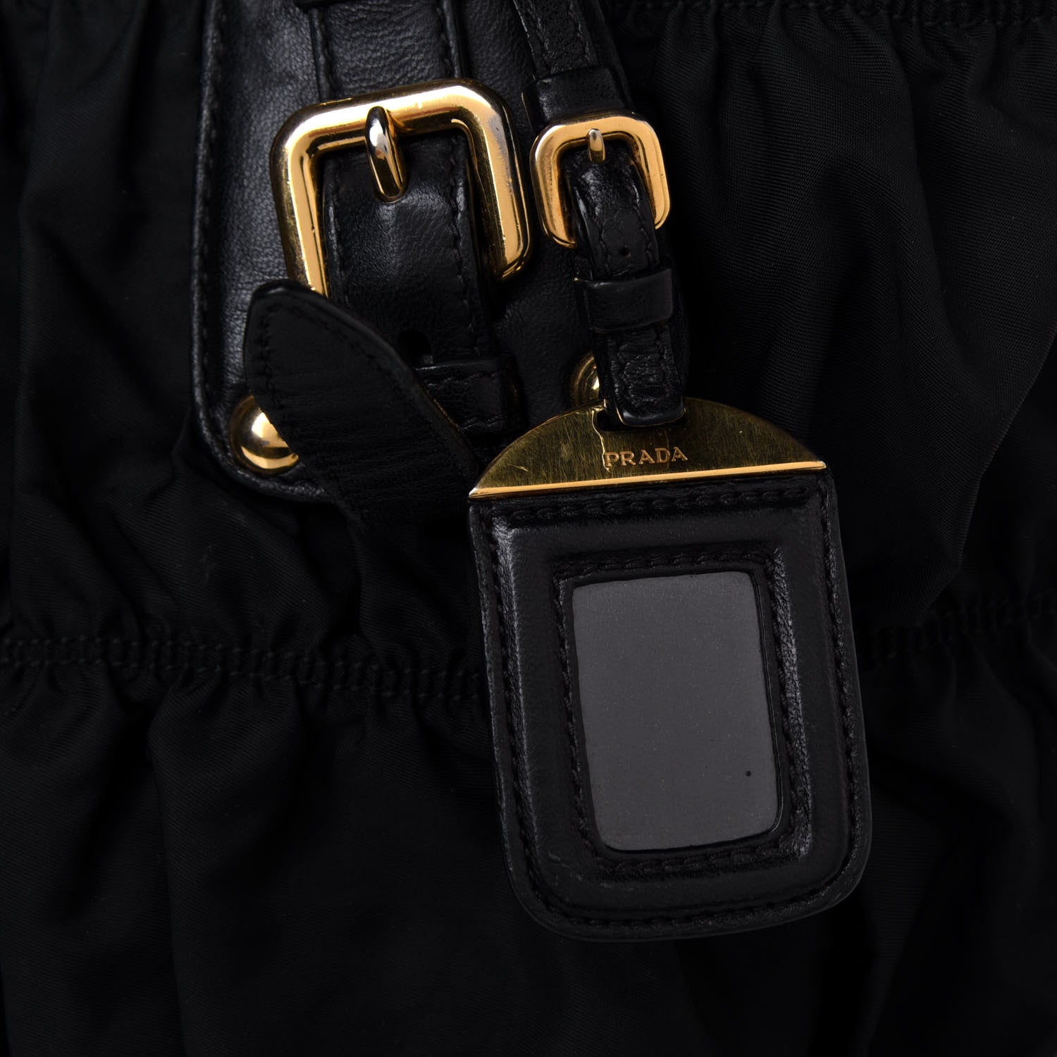 Prada Tessuto Nylon Gaufre Tote Black 12 of 20