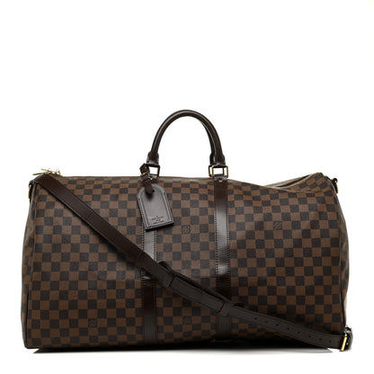 Louis Vuitton Damier Ebene Keepall Bandouliere 55 1 of 22