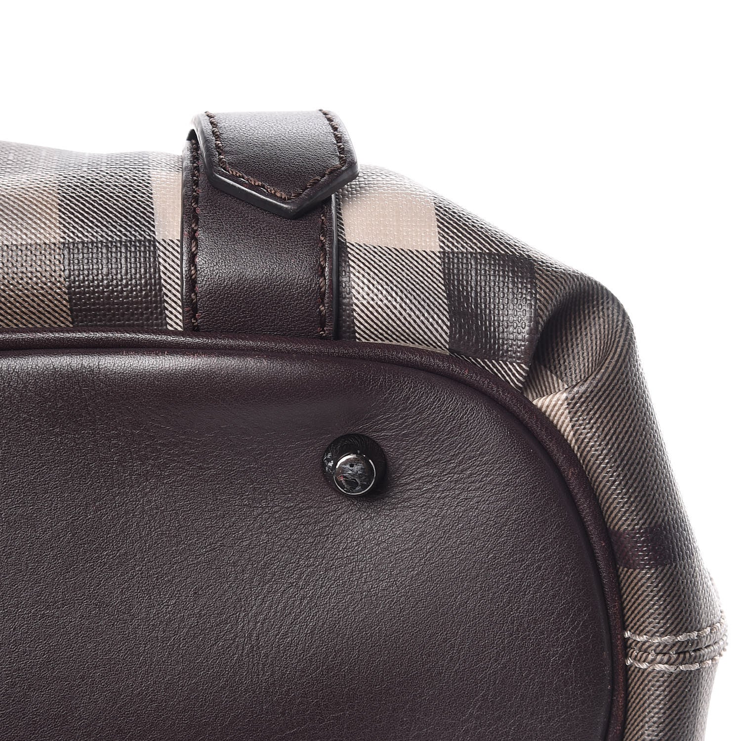 Burberry Smoked Check Small Northfield Tote Plum 15 of 20