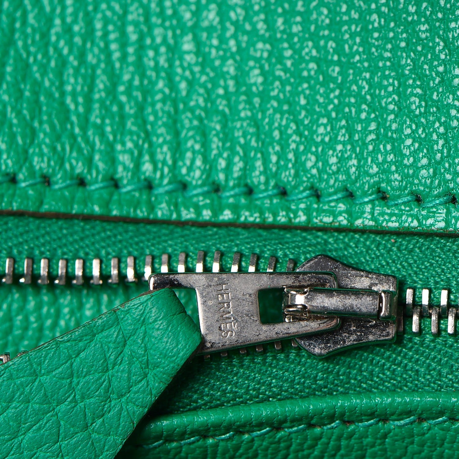 Hermes Taurillon Clemence Birkin 35 Menthe 34 of 36