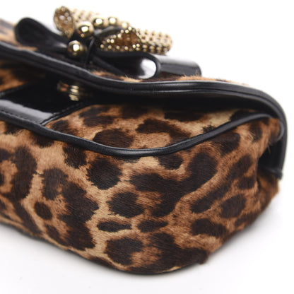 Christian Louboutin Calf Hair Leopard Print Mini Sweety Charity Crossbody Bag Brown 8 of 12