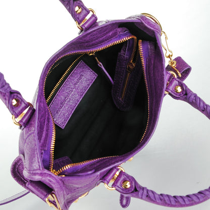 Balenciaga Agneau Giant 12 Gold Hardware Mini City Ultraviolet 5 of 7