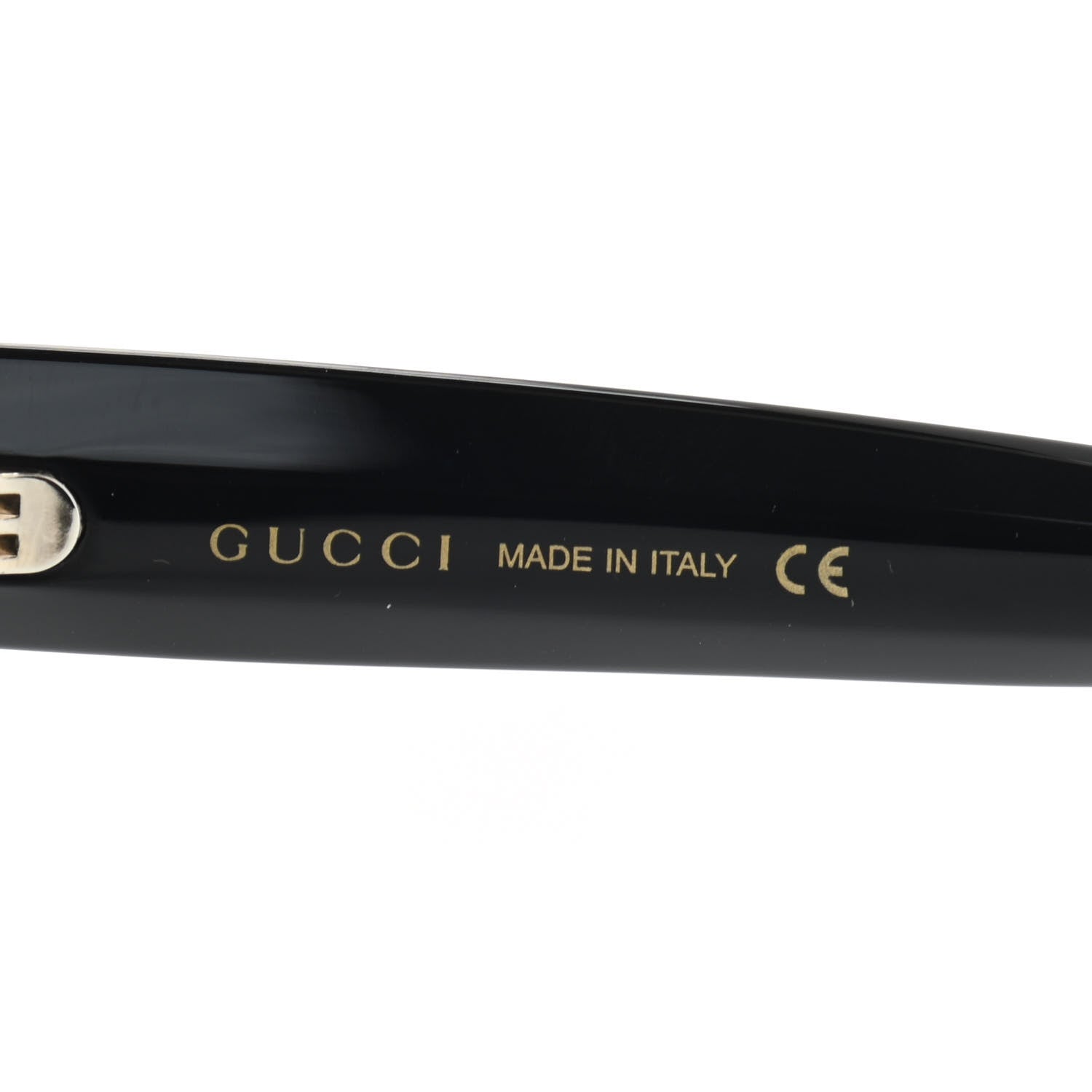 Gucci Round Frame Star Sunglasses GG0208S Black 6 of 8