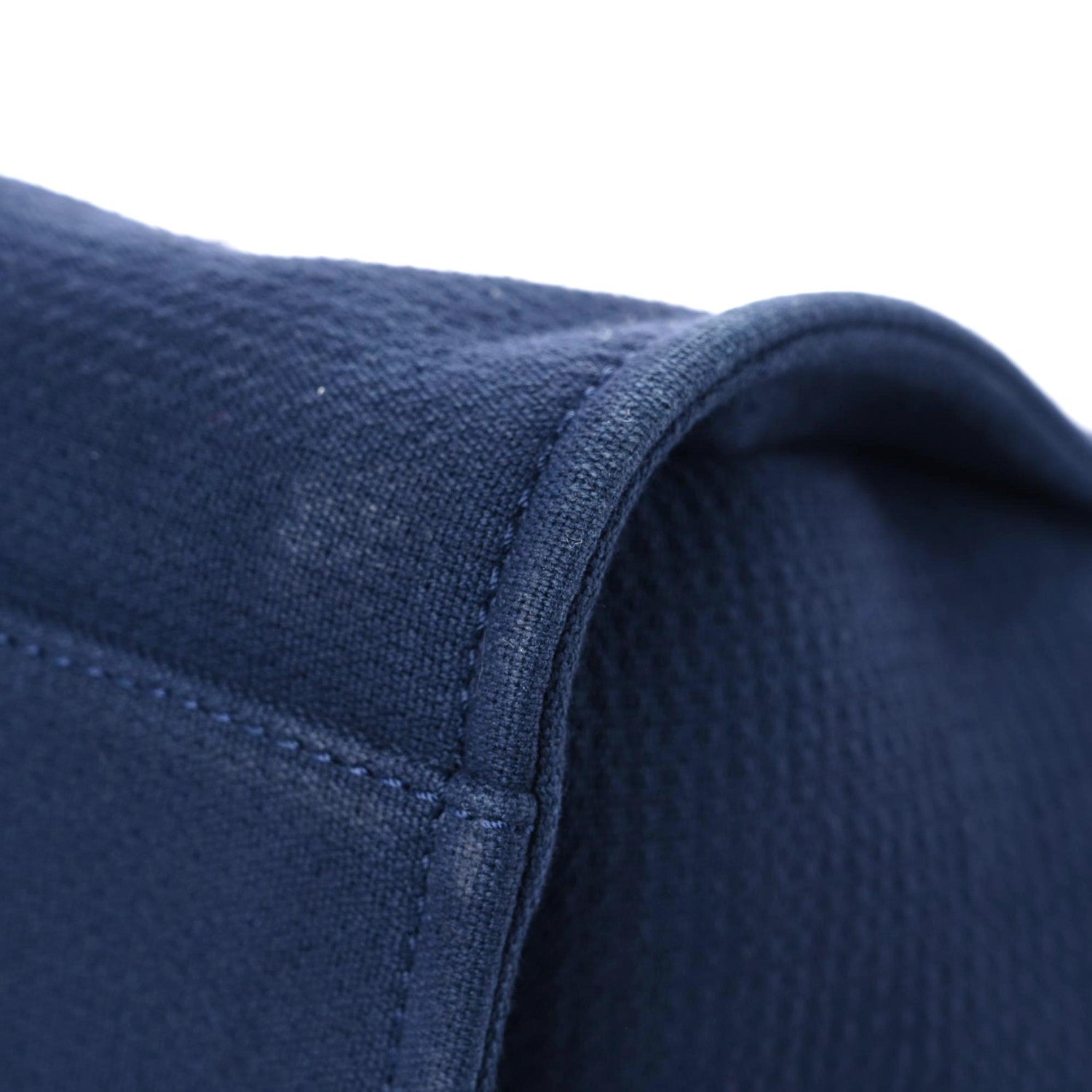 Chanel Mixed Fibers Calfskin Medium Deauville Tote Dark Blue 9 of 13