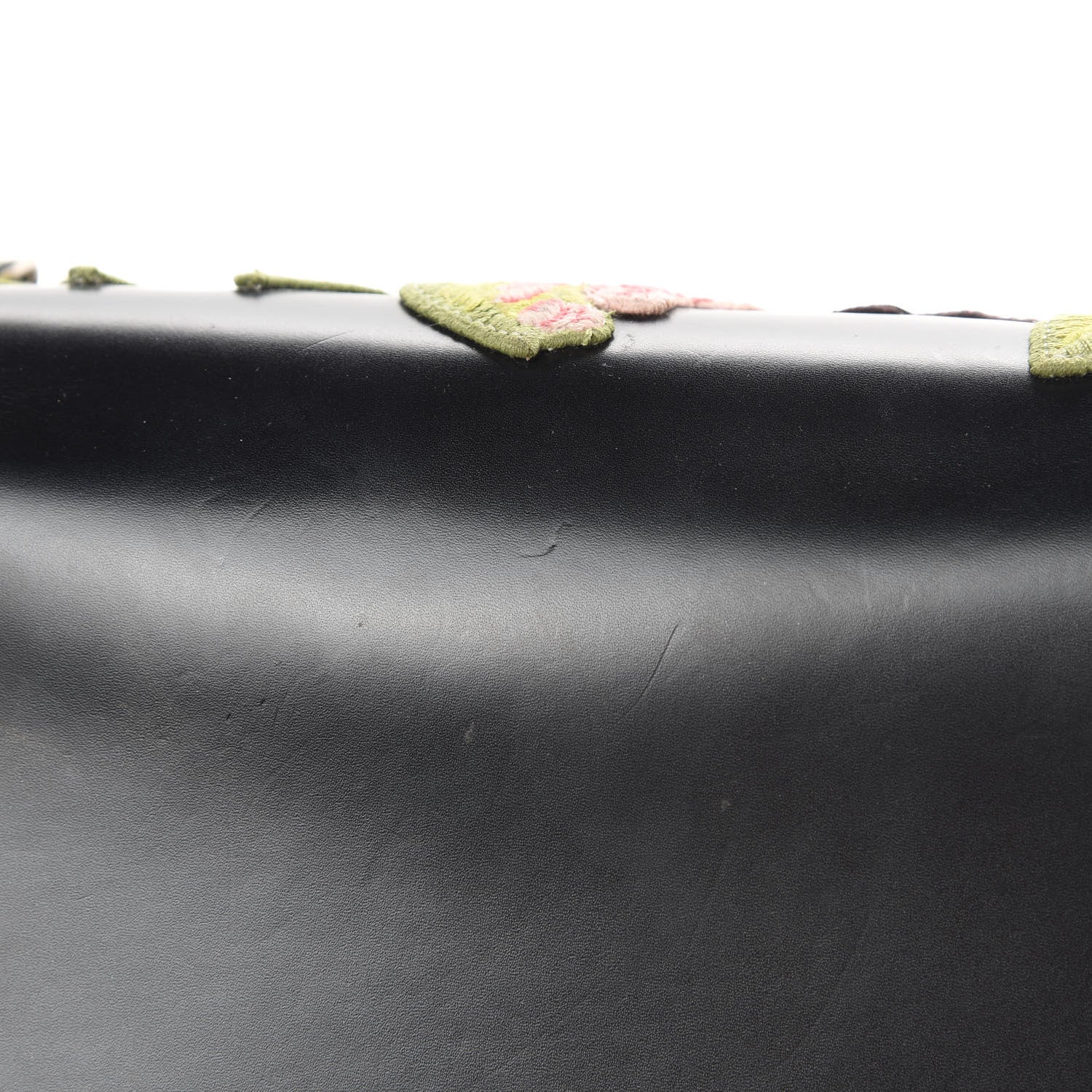 Gucci Calfskin Floral Embroidered Studded Small Dionysus Shoulder Bag Black 15 of 15