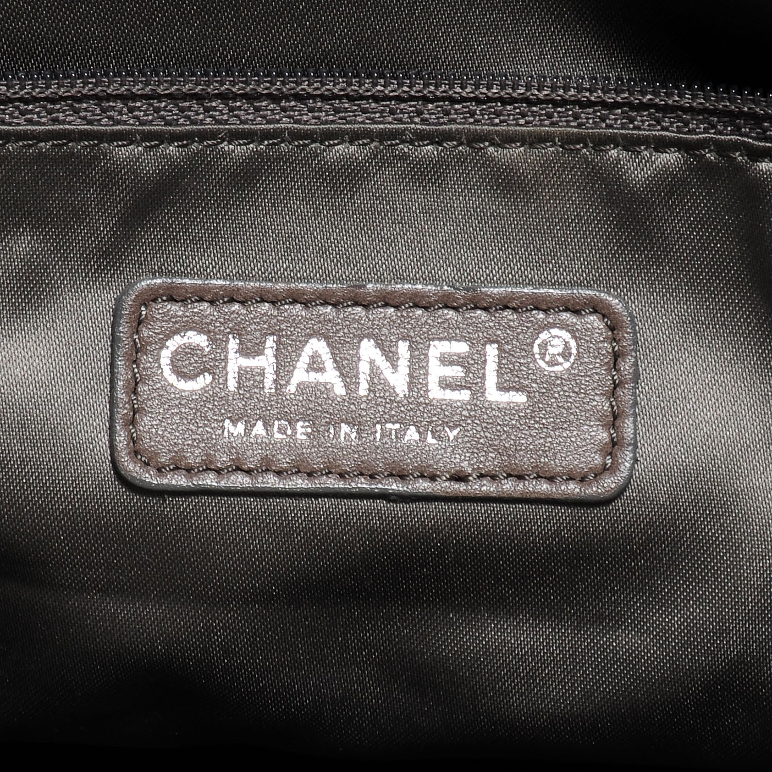 Chanel Leather Lady Braid Large Satchel Navy Blue 6 of 7