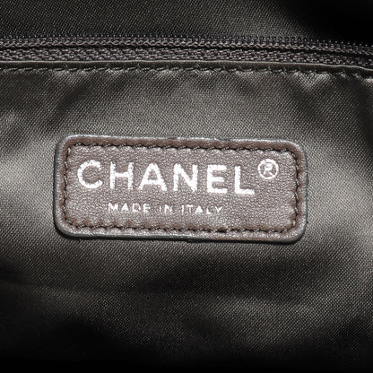 Chanel Leather Lady Braid Large Satchel Navy Blue 6 of 7