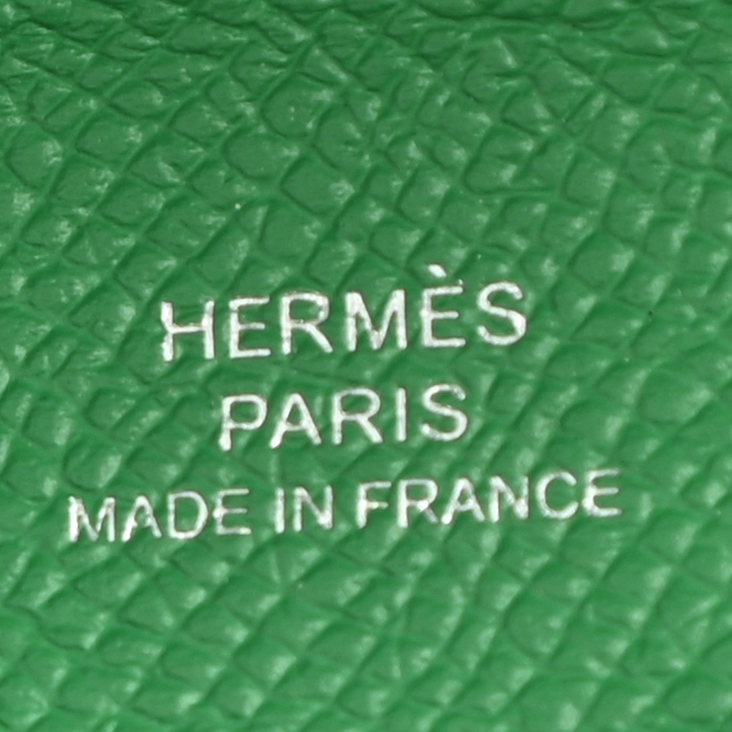 Hermes Epsom Calvi Card Case Vert Vertigo 6 of 8