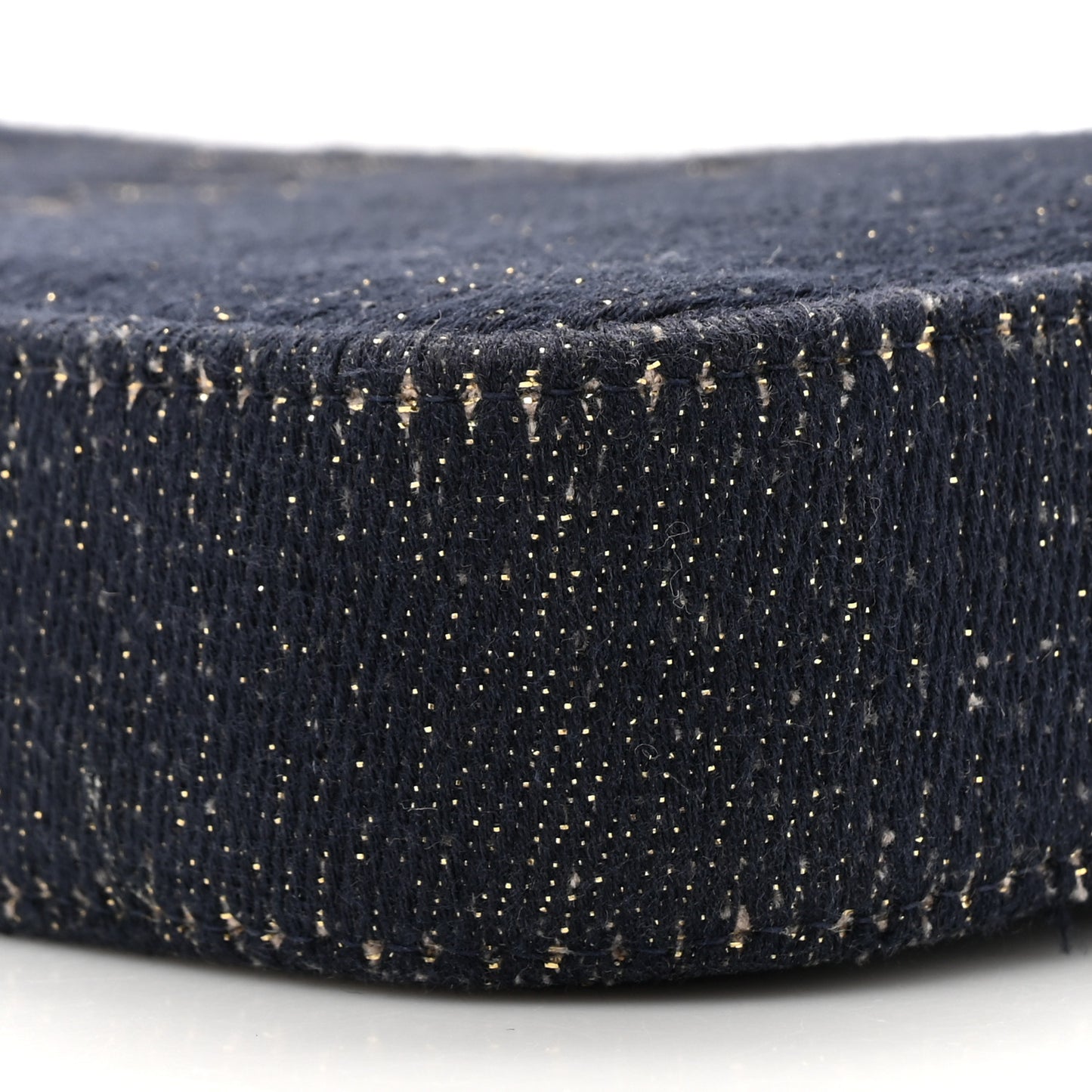 Canvas Small Deauville Clutch With Chain Navy