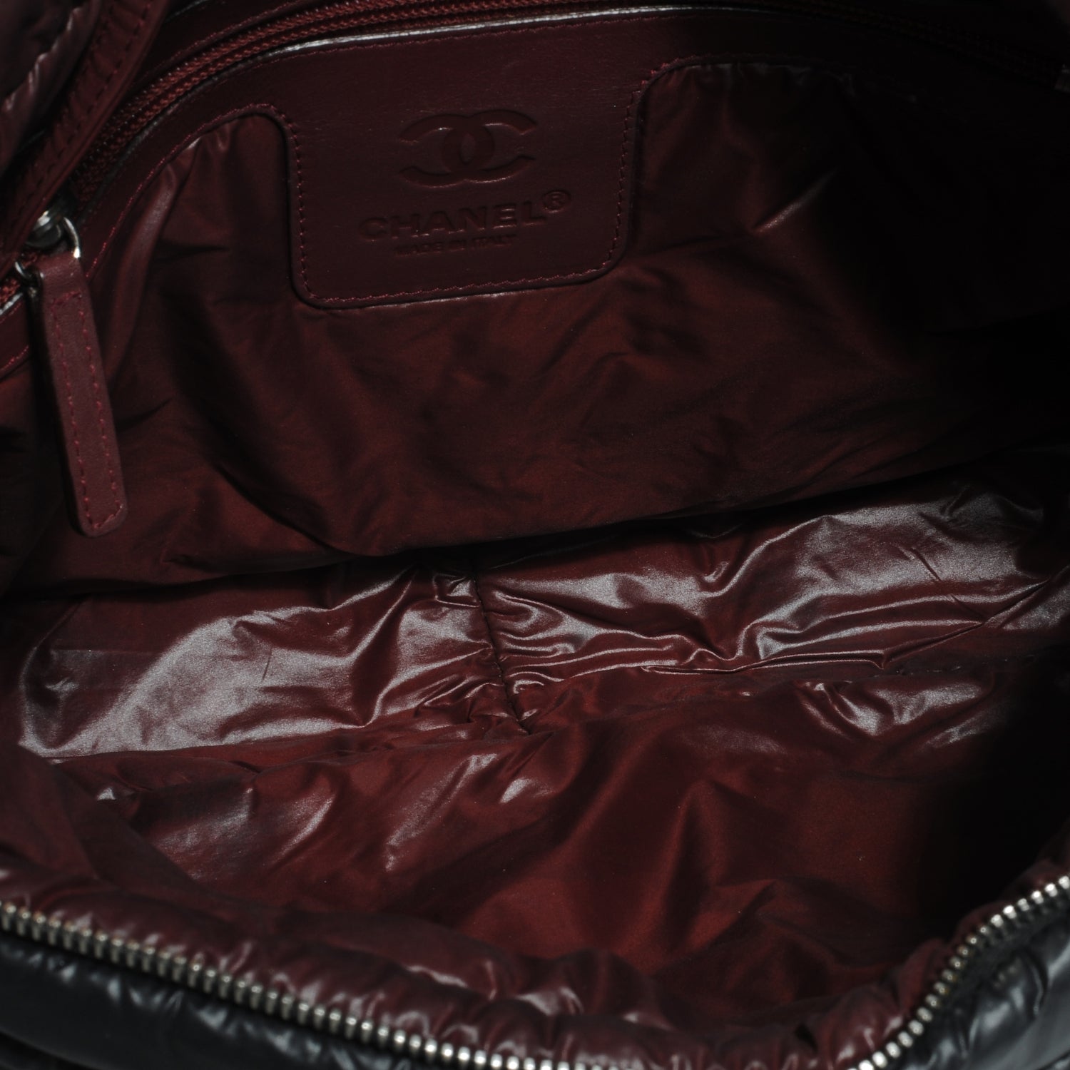 Chanel Nylon Coco Cocoon Messenger Bag Black 5 of 7