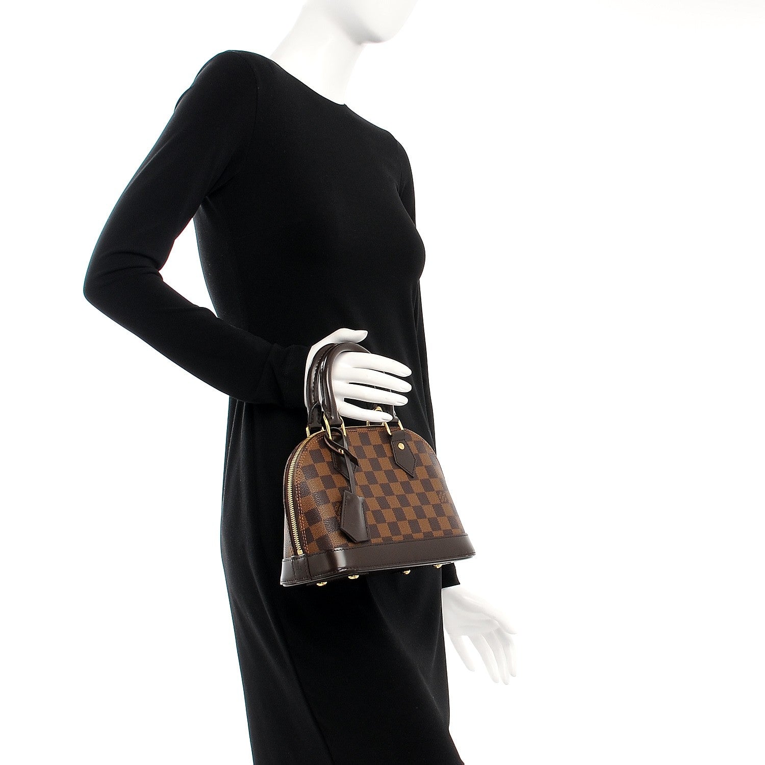 Louis Vuitton Damier Ebene Alma BB 3 of 8