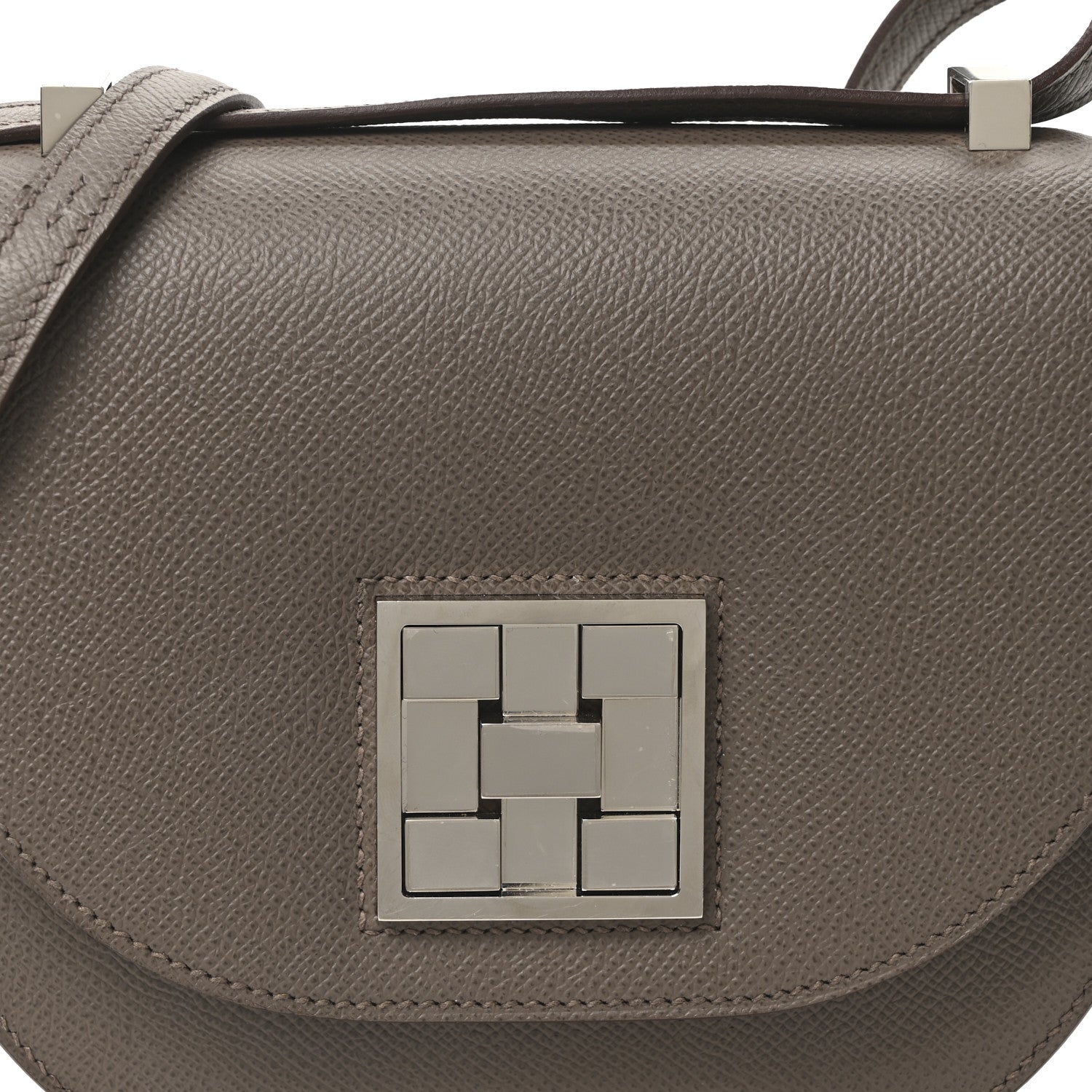 Hermes Epsom Mosaique Au 24-17 Etain 7 of 9