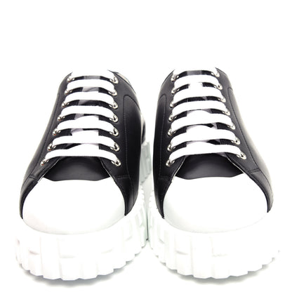 Hermes Calfskin Cross Sneakers 36 Black 5 of 10