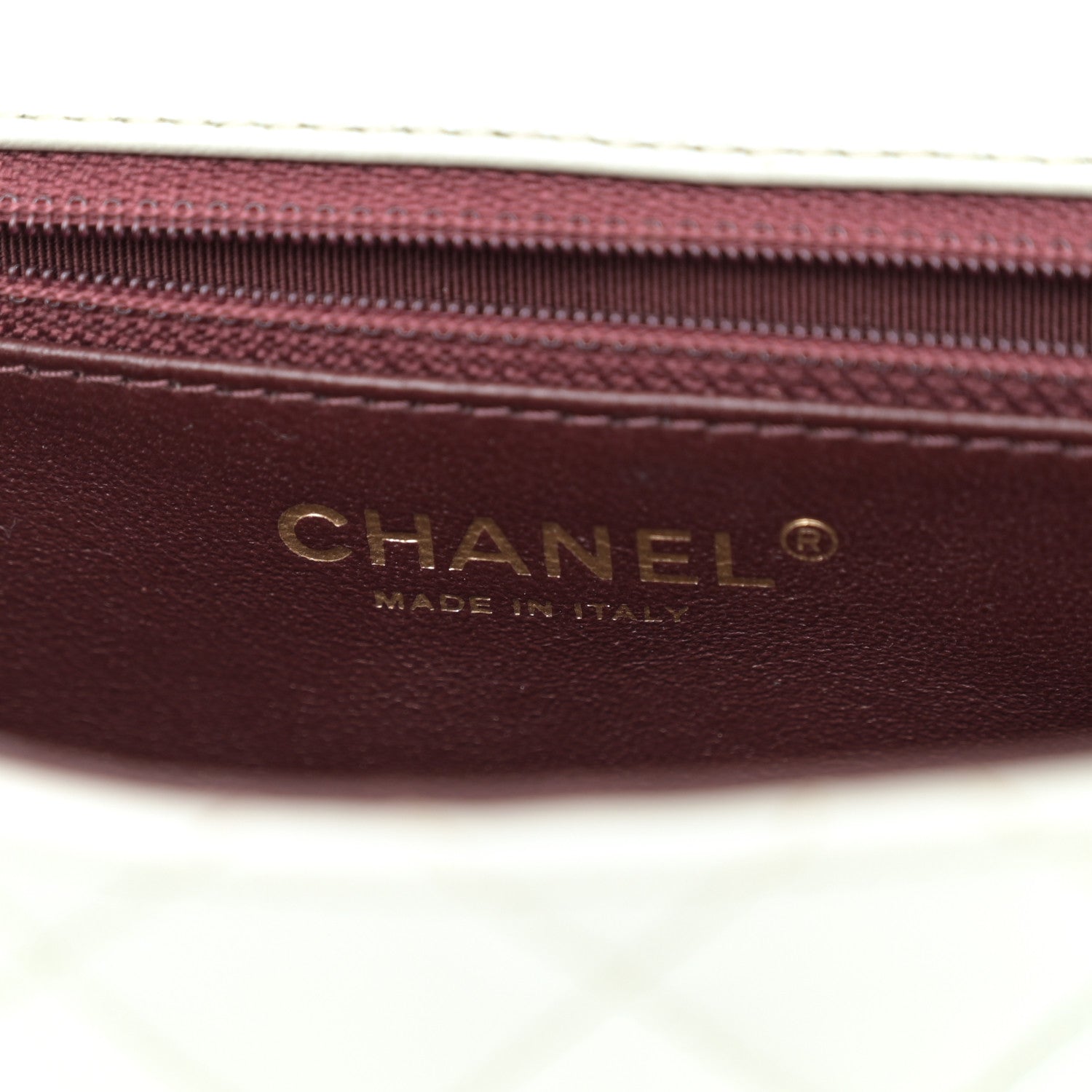 Chanel Lambskin Quilted Small Two Tone Day Flap Light Blue Burgundy 6 of 12