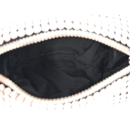 Alexander Wang Mesh Crystal Rhinestone Mini Heiress Pouch Black Silver 5 of 11