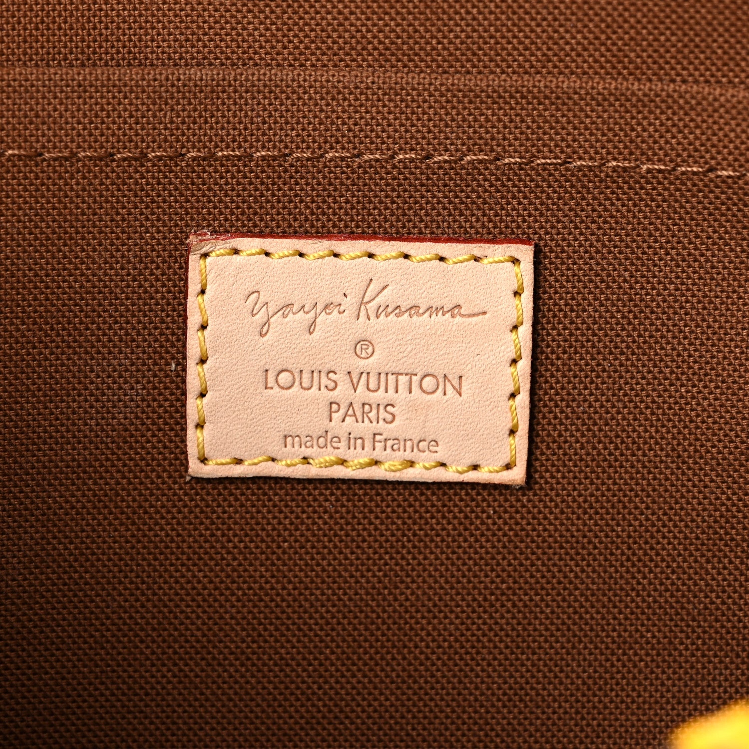Louis Vuitton Monogram Kusama Pumpkin Dots Papillon 30 Yellow 5 of 11