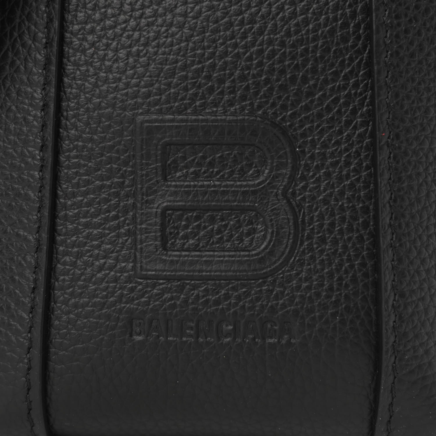 Balenciaga Calfskin Hourglass Phone Holder Bag Black 10 of 17