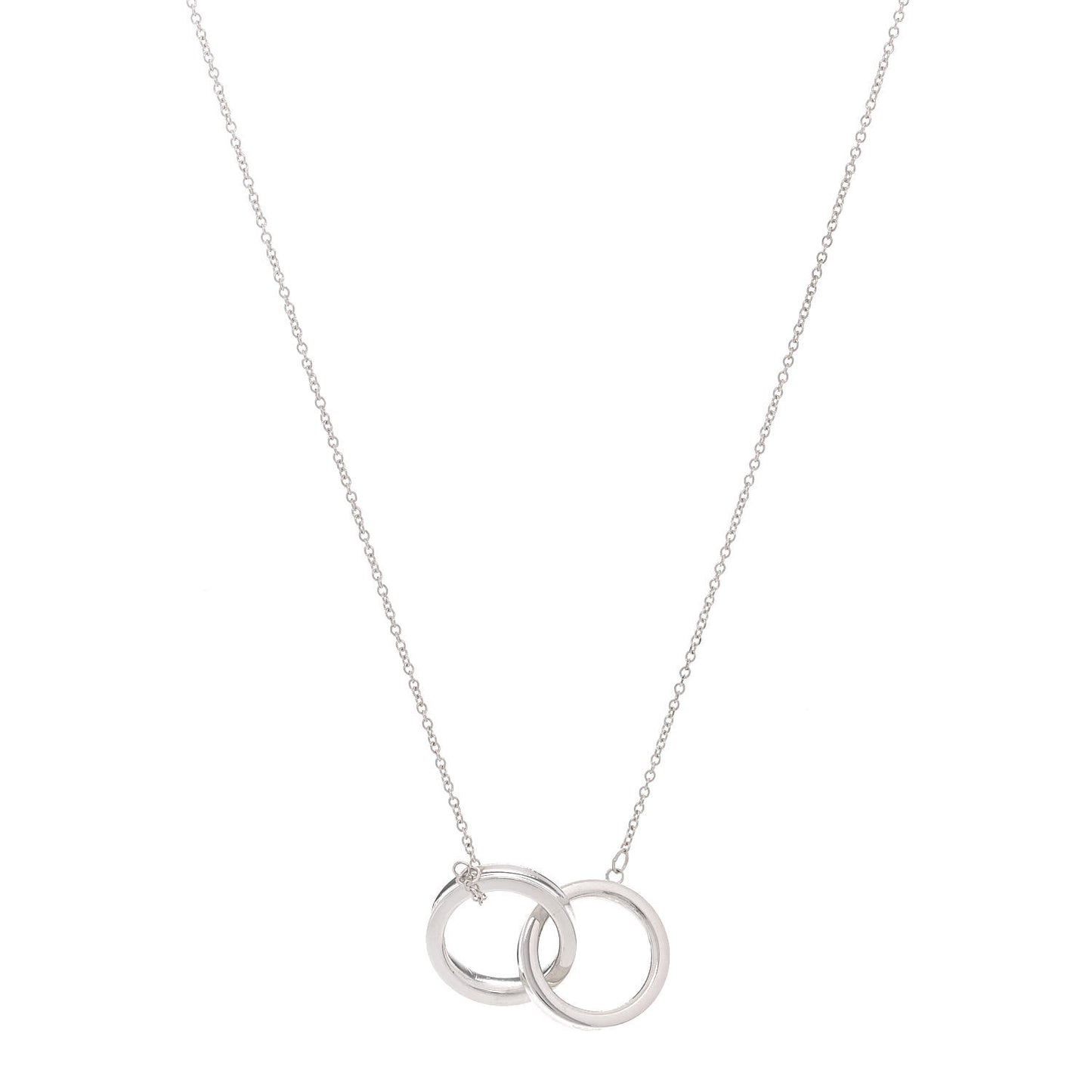 Sterling Silver 1837 Interlocking Circles Pendant Necklace
