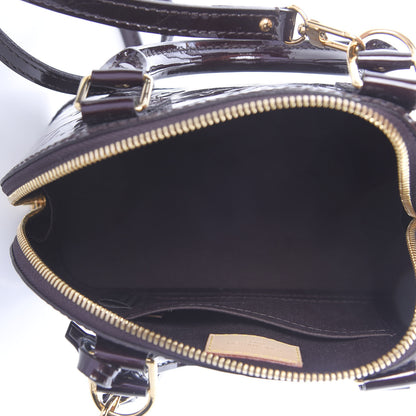 Louis Vuitton Vernis Alma BB Amarante 5 of 9