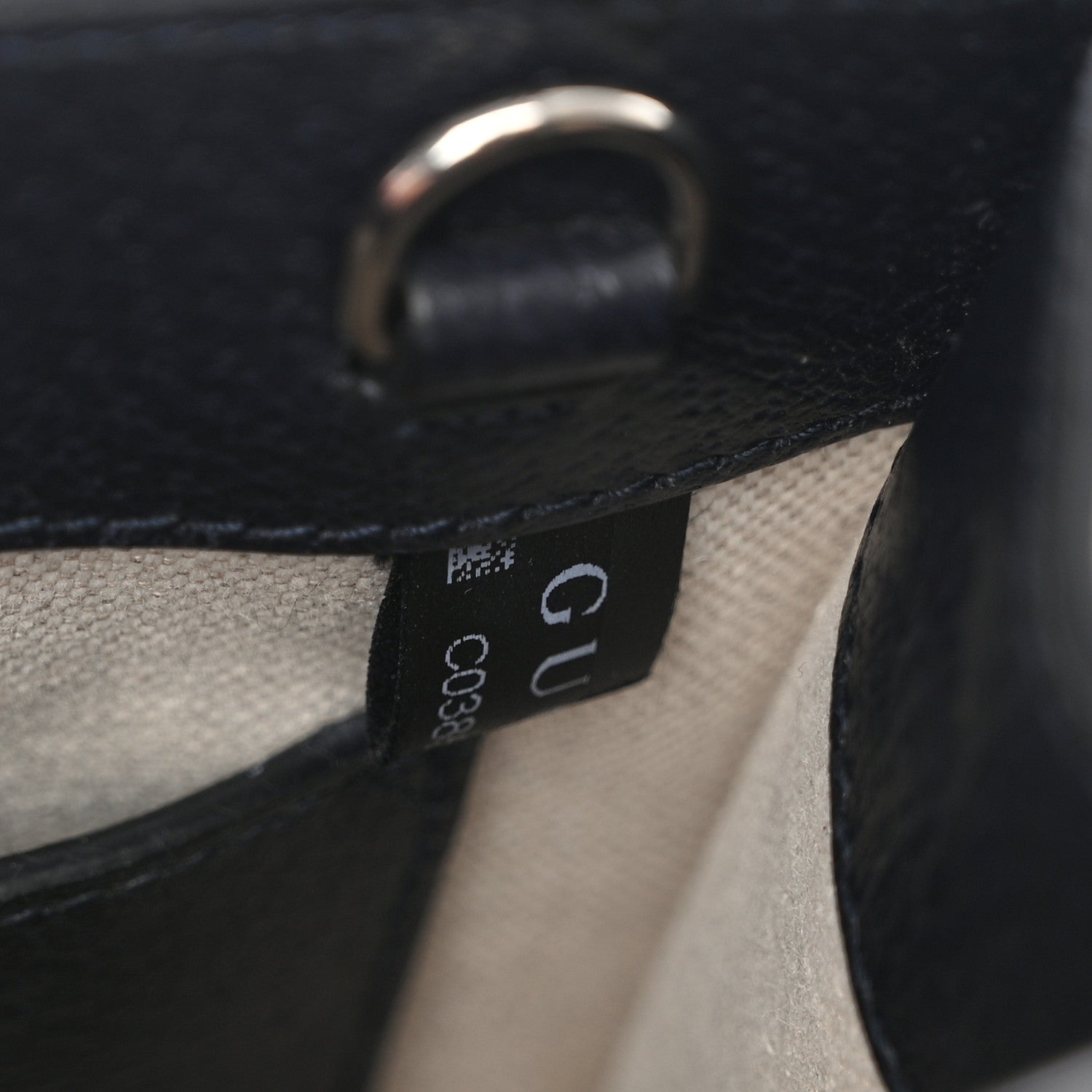 Gucci GG Supreme Monogram Textured Dollar Calfskin Mini Retro Interlocking G Tote Bag Beige Blue 8 of 10