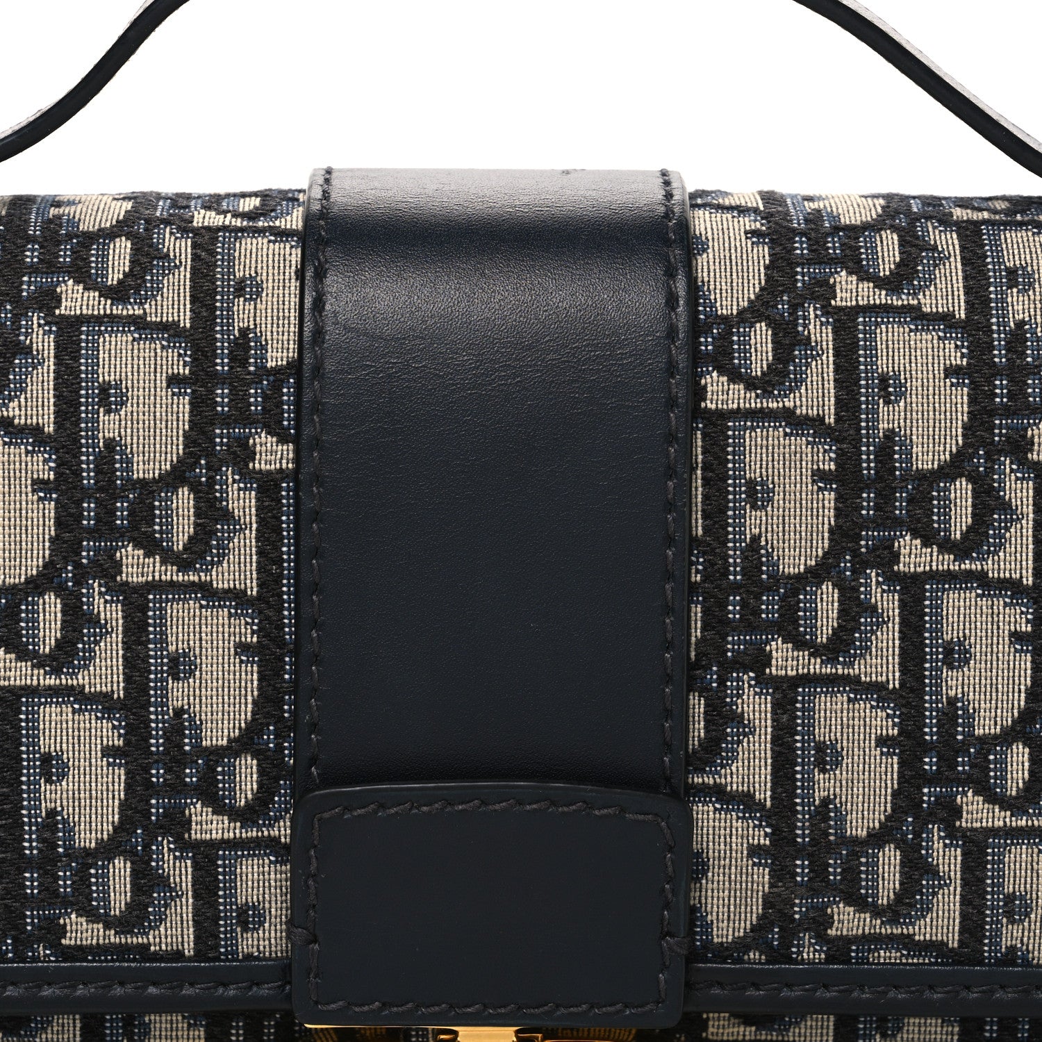 Christian Dior Oblique 30 Montaigne Flap Bag Blue 8 of 12