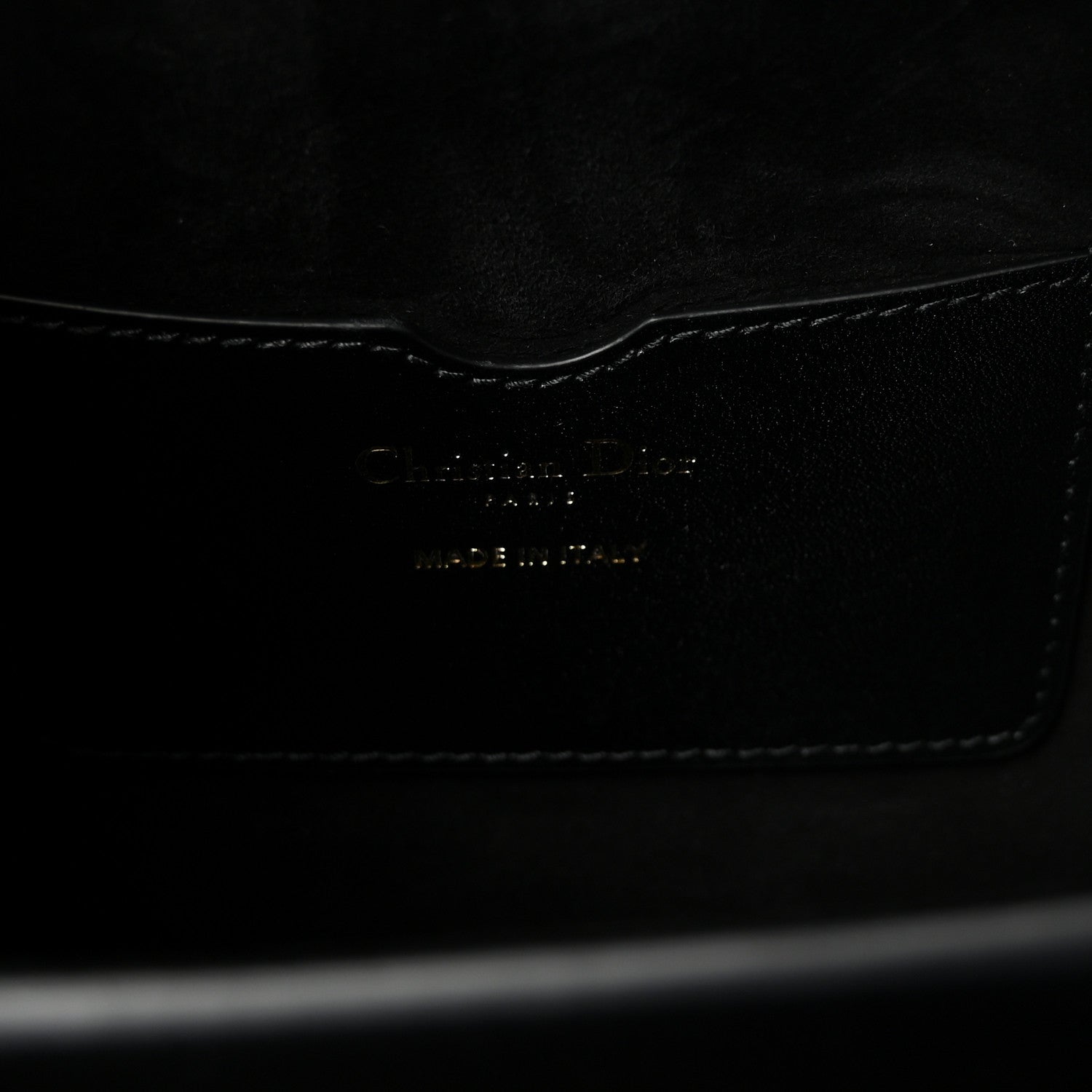 Christian Dior Box Calfskin Medium Bobby Frame Flap Black 6 of 9