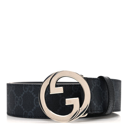 Gucci GG Supreme Monogram Blondie 40mm Belt 85 34 Black 1 of 6