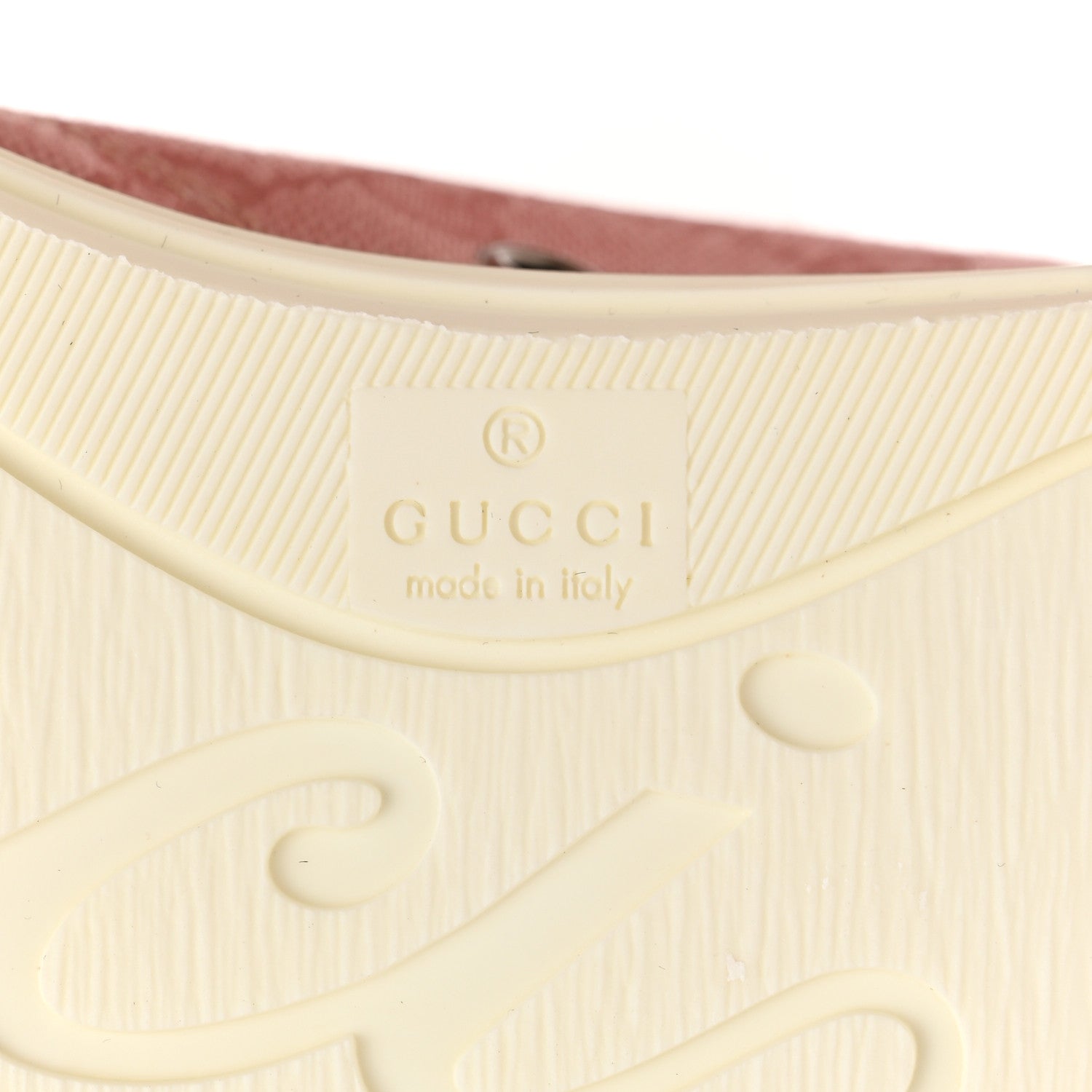 Gucci Monogram Womens High Top Sneakers 36.5 Pink Soft Pink 8 of 8