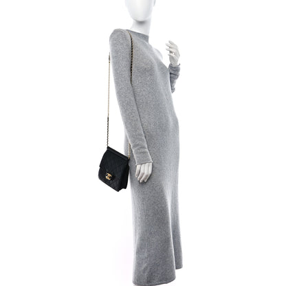 Chanel Goatskin Quilted Chic Pearls Flap Black 2 of 12