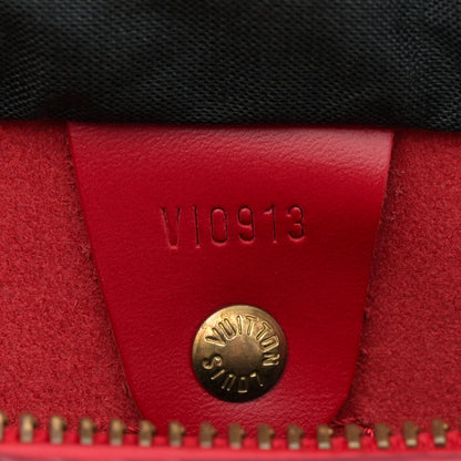 Louis Vuitton Epi Speedy 30 Castillan Red 6 of 15