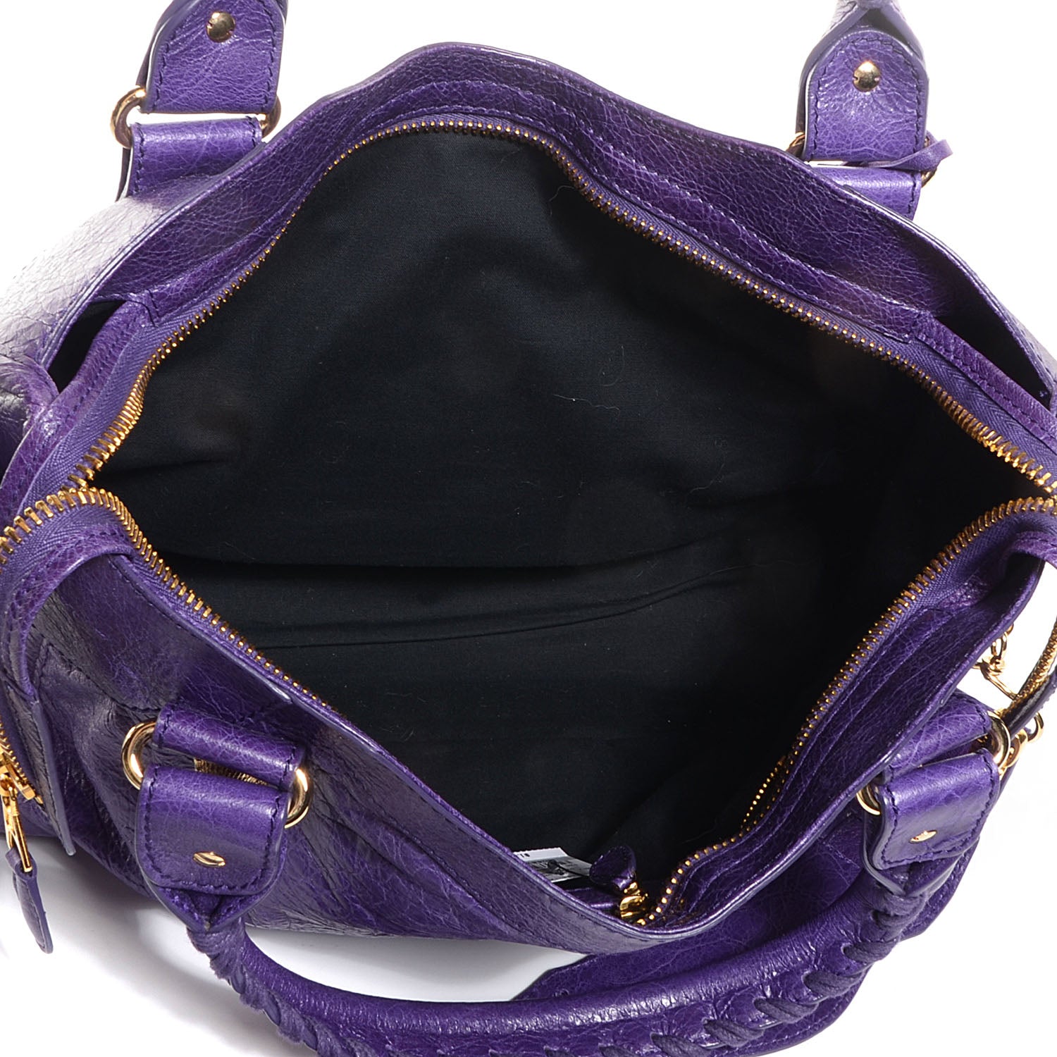 Balenciaga Agneau Giant 21 Gold Hardware City Dark Violet 6 of 13