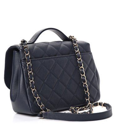 Chanel Caviar Quilted Medium Business Affinity Flap Navy 2 of 10