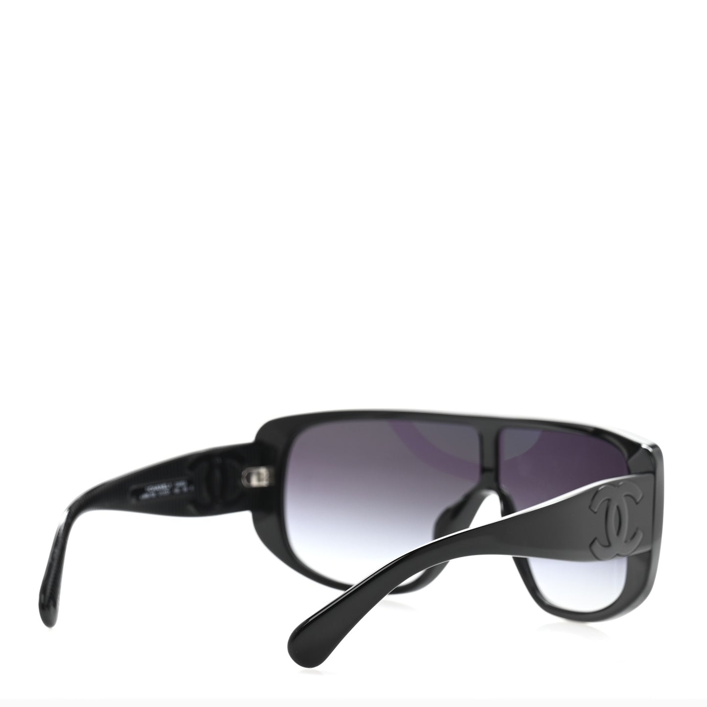Acetate Shield Sunglasses 5495A Black