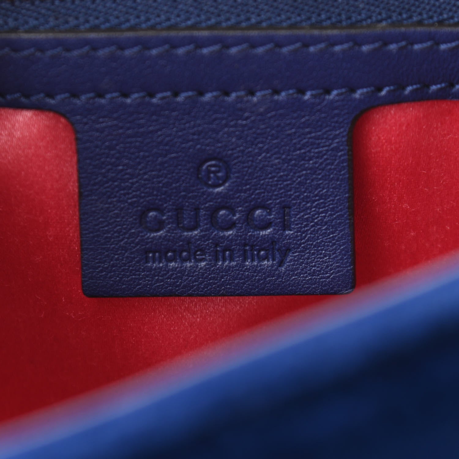 Gucci Velvet Matelasse Medium GG Marmont Shoulder Bag Cobalt Blue 6 of 11