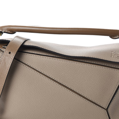 Loewe Grained Calfskin Small Puzzle Bag Sand Mink 10 of 10