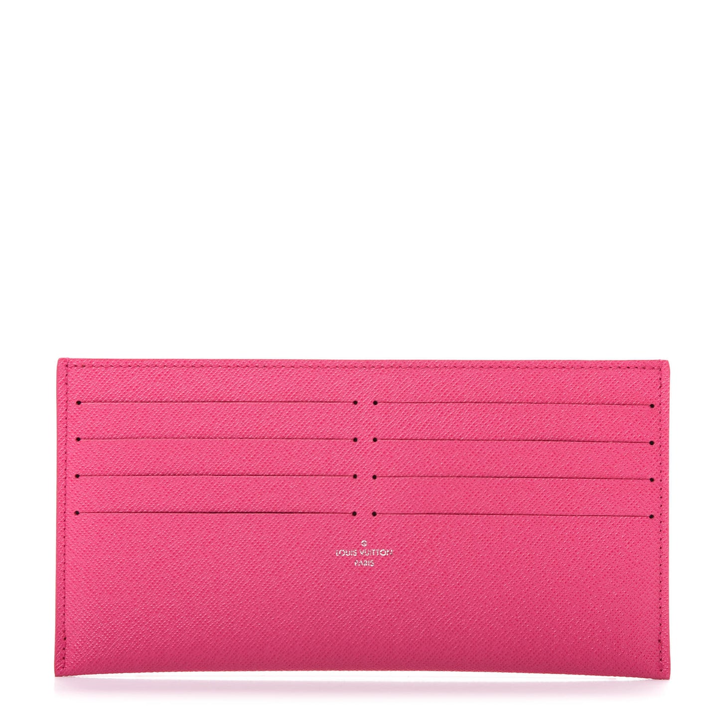 Calfskin Felicie Card Holder Insert Pink