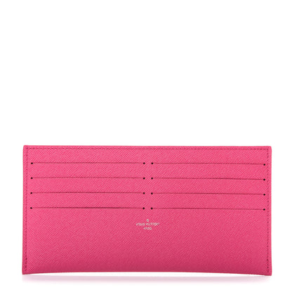 Louis Vuitton Calfskin Felicie Card Holder Insert Pink 1 of 6