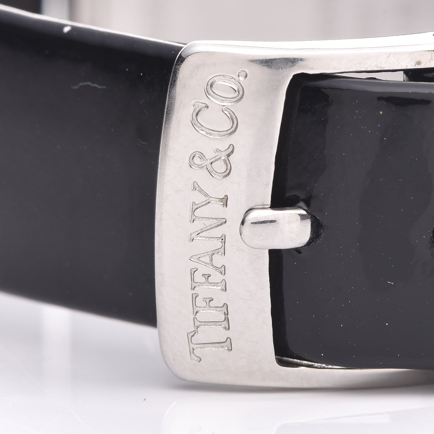 Tiffany Stainless Steel Patent 24mm Atlas Square Quartz Watch 6 of 8