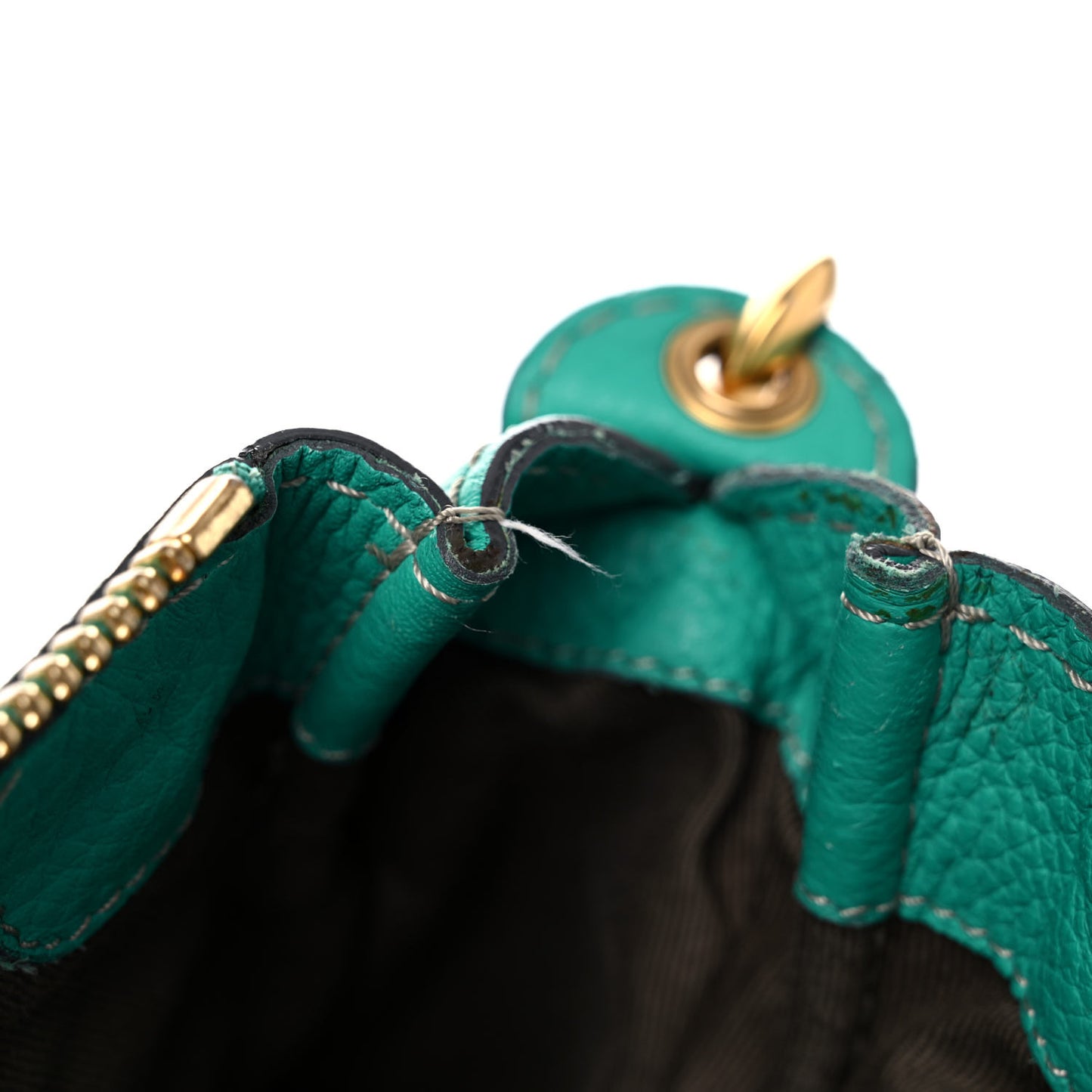 Calfskin Medium Marcie Satchel Jade Green