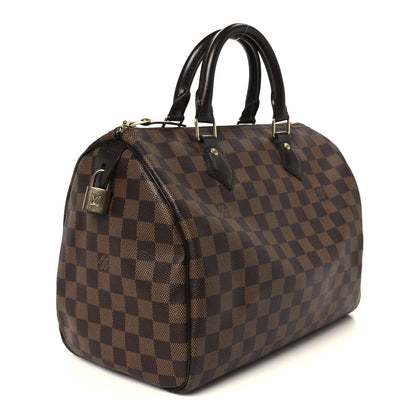 Louis Vuitton Damier Ebene Speedy 30 3 of 12