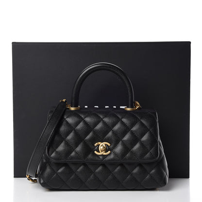Chanel Caviar Quilted Mini Coco Handle Flap Black 11 of 11